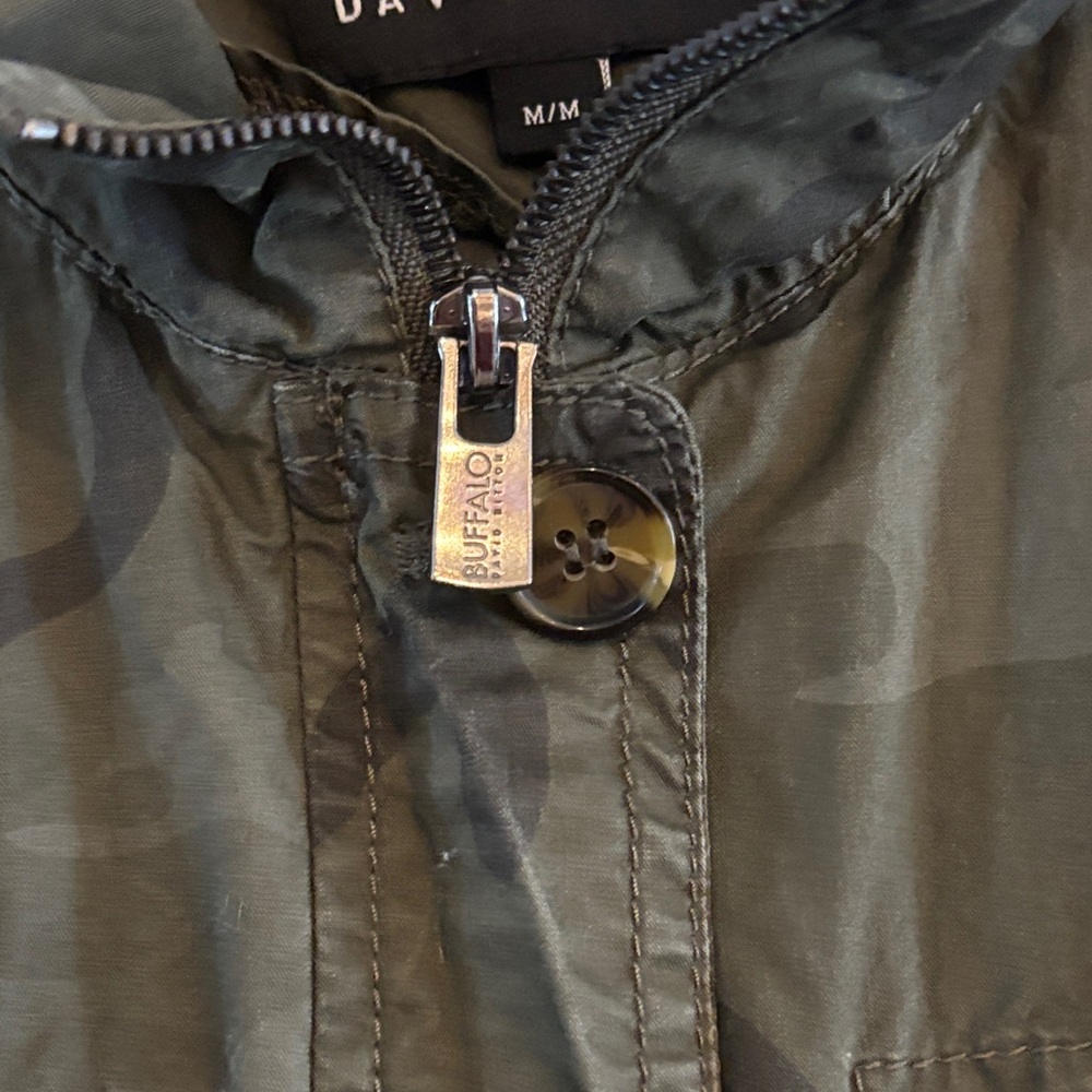 Buffalo David 2016 Women's Green Camouflage Bomber Jacket - Picture 4 of 9